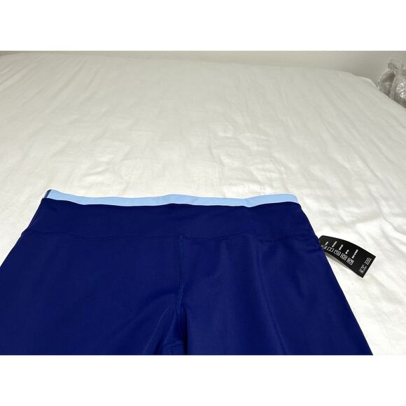 ID Ideology Womens Plus Size 1X Color Block 7/8 Legging Pants Blue Gym Yoga New - Picture 4 of 7